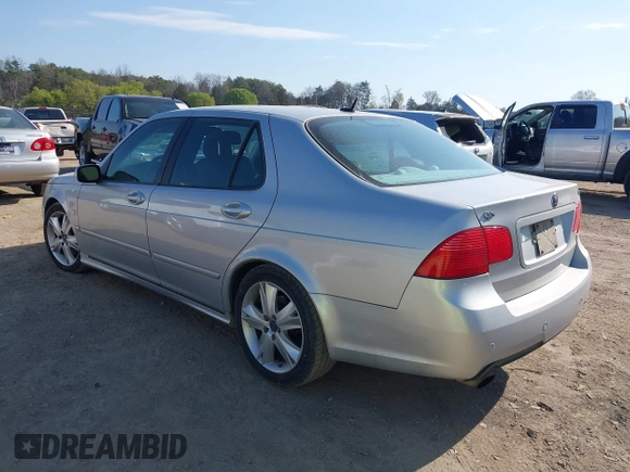 2007 Saab 9-5 Aero with VIN YS3EH49G373524055, listed as a IAAI auction lot 41902061 with 163,094 mi miles. Bid and sale history available at carsss.com. Image 3.