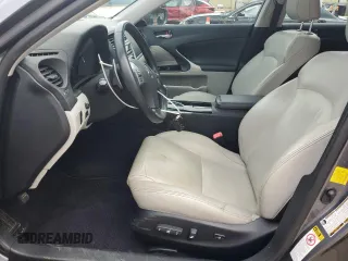 2012 Lexus IS 250 with VIN JTHBF5C2XC5166405, listed as a Copart auction lot 58847595 with 179,947 mi miles and Salvage title. Bid and sale history available at DreamBid. Image 7.