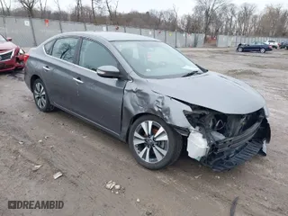 2017 Nissan Sentra S with VIN 3N1AB7AP1HY394230, listed as a IAAI auction lot 41553474 with 55,436 mi miles. Bid and sale history available at carsss.com. Image 1.