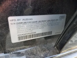 2015 Audi S4 Prestige z VIN WAUKGAFL6FA055399, wystawiony jako Copart lot #59235795 z przebiegiem 71 538 mil mil oraz Tytuł czysty. Historia ofert i sprzedaży dostępna na DreamBid. Obrazek 12.