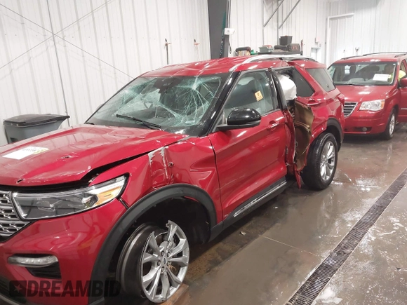 2023 Ford Explorer Limited with VIN 1FMSK8FH8PGB35741, listed as a IAAI auction lot 41933587 with Not Provided miles. Bid and sale history available at carsss.com. Image 6.