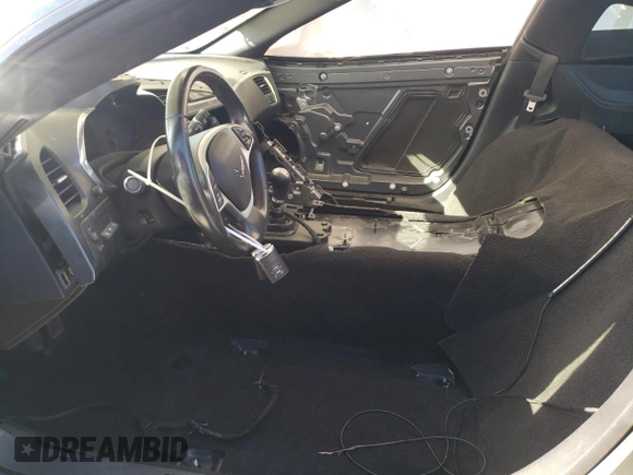 2015 Chevrolet Corvette 2LT with VIN 1G1YC2D79F5104035, listed as a Copart auction lot 68893664 with 56,029 mi miles and Salvage Title. Bid and sale history available at carsss.com. Image 7.