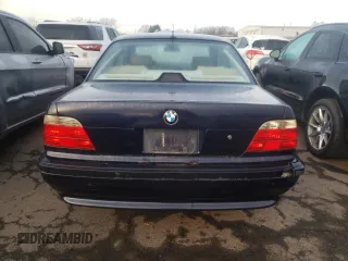 2001 BMW 7 Series 740iA with VIN WBAGG83471DN86209, listed as a Copart auction lot 82451574 with 155,391 mi miles and Clean Title. Bid and sale history available at carsss.com. Image 6.