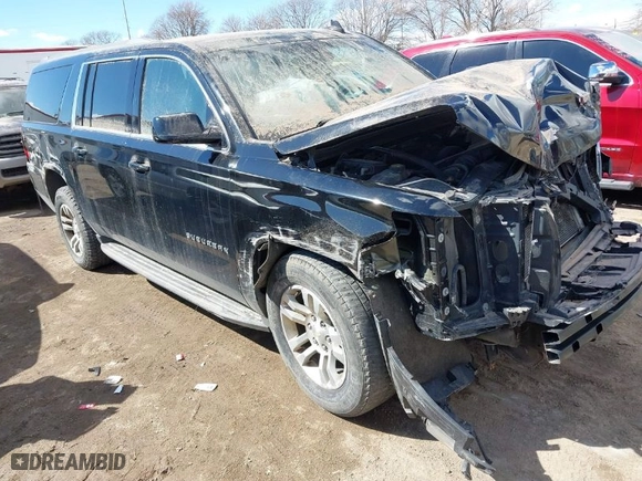 2016 Chevrolet Suburban LT with VIN 1GNSKHKC0GR398087, listed as a IAAI auction lot 41869749 with 297,675 mi miles. Bid and sale history available at carsss.com. Image 1.