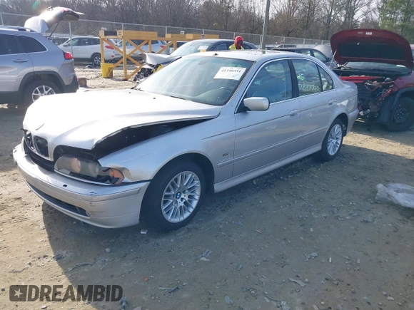2002 BMW 5 Series 530iA with VIN WBADT63432CH85321, listed as a IAAI auction lot 41340351 with Not Provided miles. Bid and sale history available at carsss.com. Image 18.