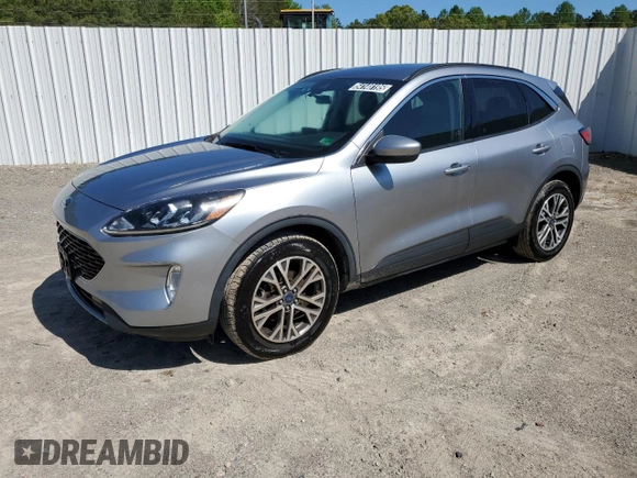 2021 Ford Escape SEL with VIN 1FMCU9H65MUA64236, listed as a Copart auction lot 54148195 with 98,129 mi miles and Clean Title. Bid and sale history available at DreamBid. Image 1.