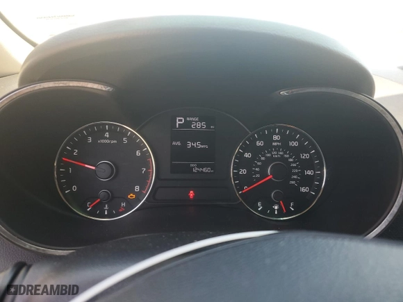 2017 Kia Forte LX with VIN 3KPFK4A70HE115109, listed as a Copart auction lot 50567615 with 124,460 mi miles and Salvage Title. Bid and sale history available at carsss.com. Image 9.
