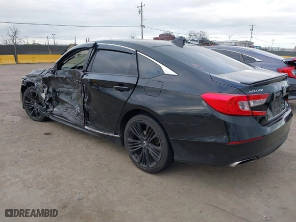 2019 Honda Accord Sedan Sport 1.5T with VIN 1HGCV1F37KA065884, listed as a IAAI auction lot 41664279 with 168,633 mi miles. Bid and sale history available at carsss.com. Image 3.