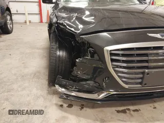 2018 Genesis G80 Ultimate with VIN KMHGN4JF2JU265826, listed as a IAAI auction lot 41749930 with 38,171 mi miles and . Bid and sale history available at carsss.com. Image 6.