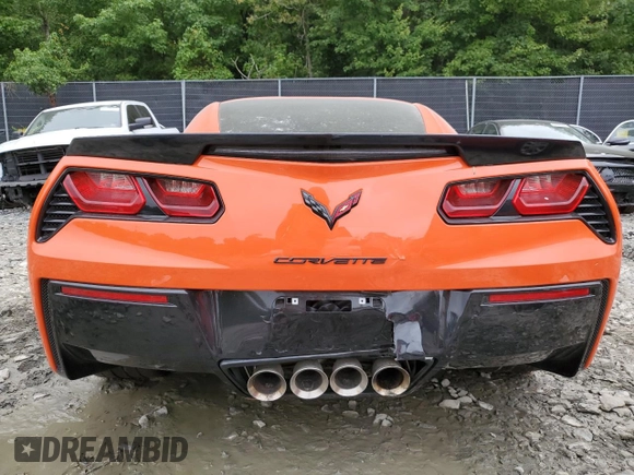 2019 Chevrolet Corvette Z51 1LT z VIN 1G1YH2D78K5100196, wystawiony jako Copart lot #65160064 z przebiegiem 23 141 mil mil oraz Szkoda całkowita • Salvage title. Historia ofert i sprzedaży dostępna na DreamBid. Obrazek 6.