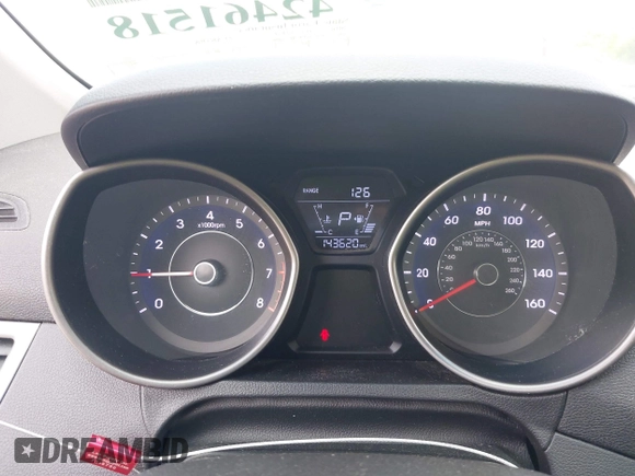 2016 Hyundai Elantra SE with VIN 5NPDH4AEXGH783529, listed as a IAAI auction lot 42461518 with 143,620 mi miles and . Bid and sale history available at DreamBid. Image 7.