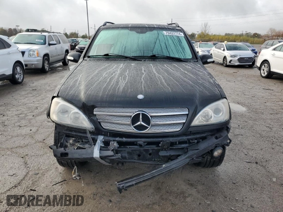 2005 Mercedes-Benz M 500 with VIN 4JGAB75E55A542350, listed as a Copart auction lot 79422774 with 169,970 mi miles and Salvage title. Bid and sale history available at DreamBid. Image 5.