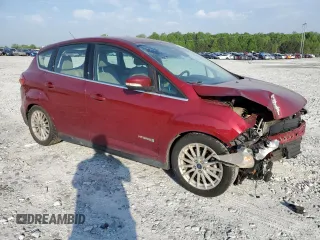 2013 Ford C-Max SEL with VIN 1FADP5BU1DL517988, listed as a Copart auction lot 53284205 with 205,258 mi miles and Salvage Title. Bid and sale history available at DreamBid. Image 4.