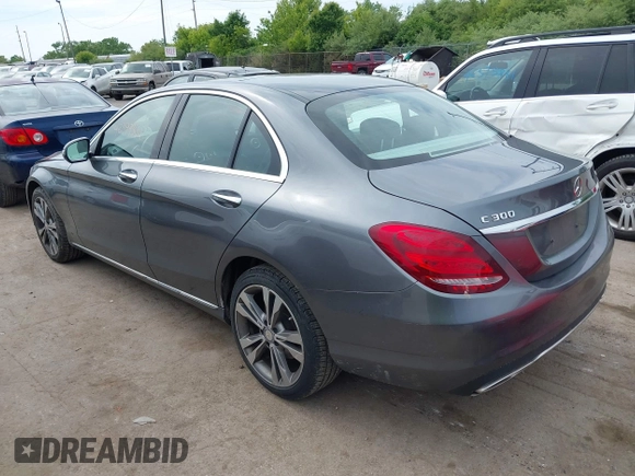 2017 Mercedes-Benz C 300 with VIN 55SWF4KB1HU187792, listed as a IAAI auction lot 42399361 with 78,602 mi miles and . Bid and sale history available at DreamBid. Image 3.