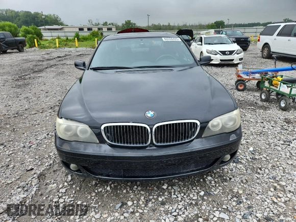 2008 BMW 7 Series 750Li with VIN WBAHN83568DT78626, listed as a Copart auction lot 60956495 with 87,600 mi miles and Clean title. Bid and sale history available at DreamBid. Image 5.