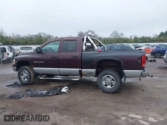 2004 Dodge 2500 SLT with VIN 3D7KU28D74G160366, listed as a IAAI auction lot 41982570 with 206,120 mi miles and . Bid and sale history available at DreamBid. Image 14.