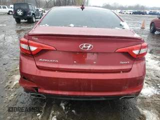 2016 Hyundai Sonata Sport with VIN 5NPE34AF9GH416360, listed as a Copart auction lot 45181925 with 82,863 mi miles and Salvage Title. Bid and sale history available at DreamBid. Image 6.