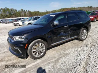 2022 Dodge Durango Citadel with VIN 1C4RDJEG9NC185419, listed as a Copart auction lot 42782914 with 50,376 mi miles and . Bid and sale history available at DreamBid. Image 1.