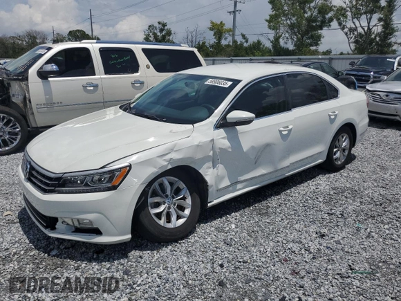 2016 Volkswagen Passat S with VIN 1VWAT7A32GC057139, listed as a Copart auction lot 58906035 with 80,558 mi miles and Salvage title. Bid and sale history available at DreamBid. Image 1.