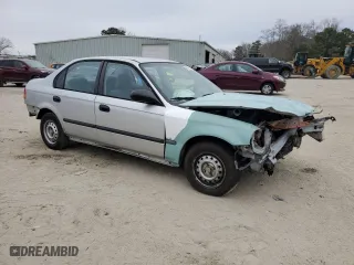 1996 Honda Civic DX with VIN 2HGEJ6624TH510979, listed as a Copart auction lot 88136735 with 208,029 mi miles and Salvage Title. Bid and sale history available at carsss.com. Image 4.