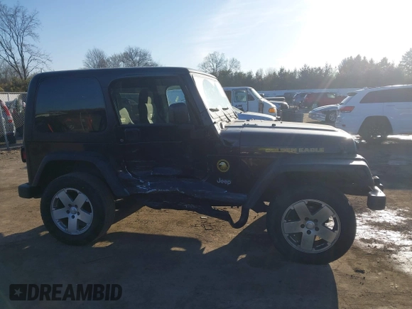 2006 Jeep Wrangler Sport with VIN 1J4FA49SX6P733671, listed as a IAAI auction lot 41779611 with 189,701 mi miles and . Bid and sale history available at carsss.com. Image 13.