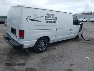 2010 Ford Econoline Cargo Commercial with VIN 1FTNE1EW1ADA63712, listed as a IAAI auction lot 42003310 with Not Provided miles and . Bid and sale history available at carsss.com. Image 4.