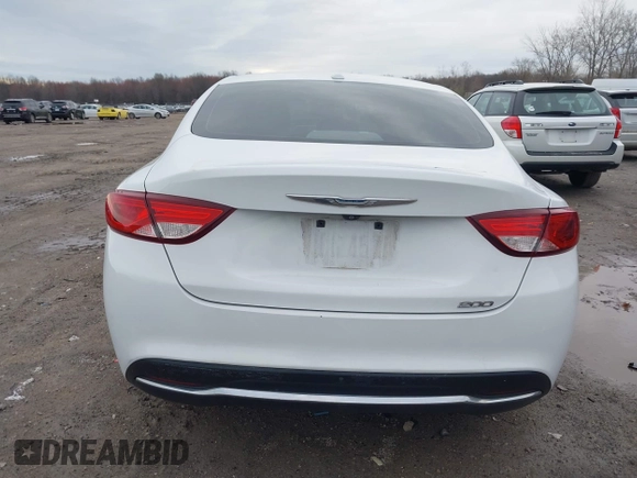 2015 Chrysler 200 Limited with VIN 1C3CCCAB8FN675942, listed as a IAAI auction lot 41956660 with 121,441 mi miles. Bid and sale history available at carsss.com. Image 16.
