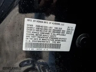 2019 Honda Passport Elite with VIN 5FNYF8H07KB015815, listed as a Copart auction lot 71529484 with 136,228 mi miles and Non Repairable. Bid and sale history available at carsss.com. Image 13.