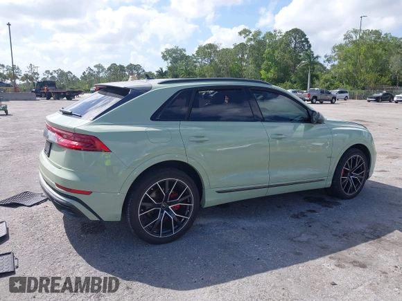 2023 Audi Q8 Premium Plus z VIN WA1EVBF14PD016072, wystawiony jako IAAI lot #41947316 z przebiegiem Nie podano mil oraz . Historia ofert i sprzedaży dostępna na DreamBid. Obrazek 4.