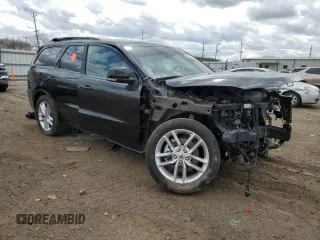 2023 Dodge Durango GT Plus with VIN 1C4RDJDG3PC611724, listed as a Copart auction lot 52910625 with Not provided miles and Salvage title. Bid and sale history available at DreamBid. Image 4.