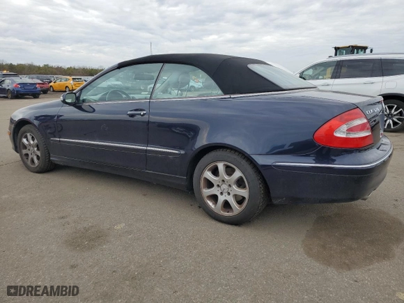 2004 Mercedes-Benz CLK-Class Cabriolet 3.2L with VIN WDBTK65G44T033117, listed as a Copart auction lot 84077464 with 92,488 mi miles and Clean Title. Bid and sale history available at carsss.com. Image 2.