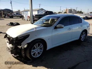 2015 Infiniti Q40 with VIN JN1CV6AP7FM502358, listed as a Copart auction lot 79194474 with Not Provided miles and Salvage Title. Bid and sale history available at carsss.com. Image 1.