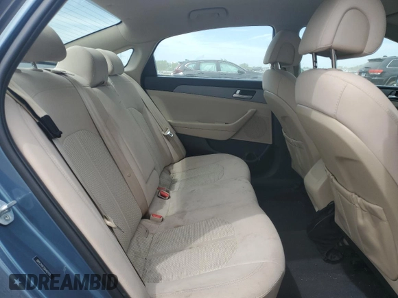2016 Hyundai Sonata SE with VIN 5NPE24AF2GH407115, listed as a Copart auction lot 56308135 with 126,518 mi miles and Salvage title. Bid and sale history available at DreamBid. Image 10.