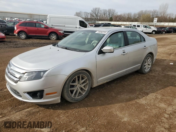 2012 Ford Fusion SEL with VIN 3FAHP0JA3CR363781, listed as a Copart auction lot 49696235 with 185,280 mi miles and Clean Title. Bid and sale history available at DreamBid. Image 1.