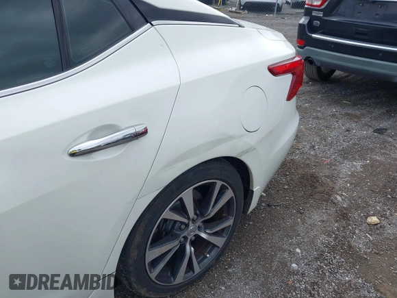 2017 Nissan Maxima SV with VIN 1N4AA6AP1HC408491, listed as a IAAI auction lot 42000982 with 133,481 mi miles and . Bid and sale history available at DreamBid. Image 6.