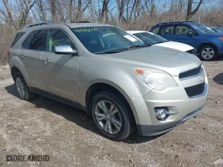 2013 Chevrolet Equinox LTZ with VIN 2GNFLGEK8D6266018, listed as a IAAI auction lot 41816049 with 214,124 mi miles. Bid and sale history available at carsss.com. Image 1.