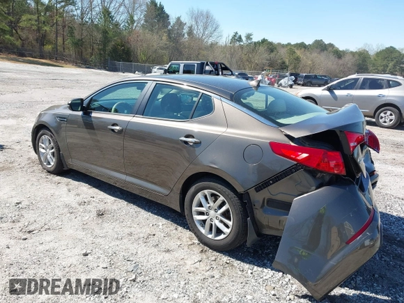 2013 Kia Optima LX with VIN 5XXGM4A77DG157034, listed as a IAAI auction lot 41870513 with 142,433 mi miles and . Bid and sale history available at carsss.com. Image 3.