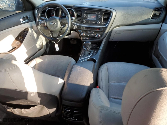 2014 Kia Optima EX with VIN 5XXGN4A77EG297857, listed as a Copart auction lot 46176715 with 150,452 mi miles and Salvage Title. Bid and sale history available at carsss.com. Image 8.