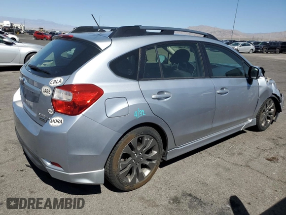 2013 Subaru Impreza Special Sports Premium with VIN JF1GPAL62DH202268, listed as a Copart auction lot 60557445 with 99,034 mi miles and Salvage title. Bid and sale history available at DreamBid. Image 3.