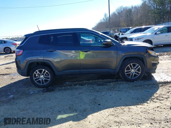 2020 Jeep Compass Latitude with VIN 3C4NJCBB4LT177001, listed as a IAAI auction lot 41210982 with 77,764 mi miles and . Bid and sale history available at DreamBid. Image 12.