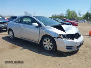 2010 Honda Civic Cpe LX with VIN 2HGFG1B67AH535385, listed as a IAAI auction lot 42085053 with 150,803 mi miles. Bid and sale history available at carsss.com. Image 1.