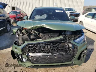 2022 Audi Q5 S line Prestige with VIN WA1FAAFYXN2044880, listed as a Copart auction lot 77042164 with 56,638 mi miles and Salvage Title. Bid and sale history available at carsss.com. Image 5.