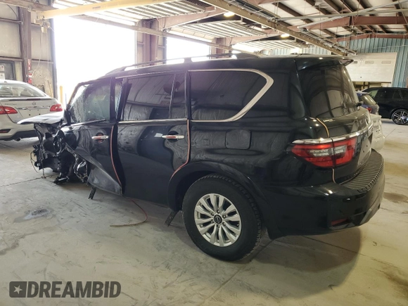 2021 Nissan Armada SV with VIN JN8AY2AC1M9146351, listed as a Copart auction lot 70776764 with 73,727 mi miles and Salvage Title. Bid and sale history available at carsss.com. Image 2.