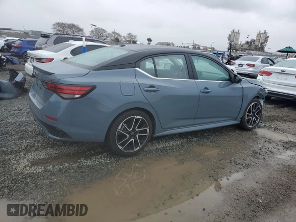 2024 Nissan Sentra SR with VIN 3N1AB8DV6RY312803, listed as a Copart auction lot 49324725 with 4,896 mi miles and Salvage title. Bid and sale history available at DreamBid. Image 3.