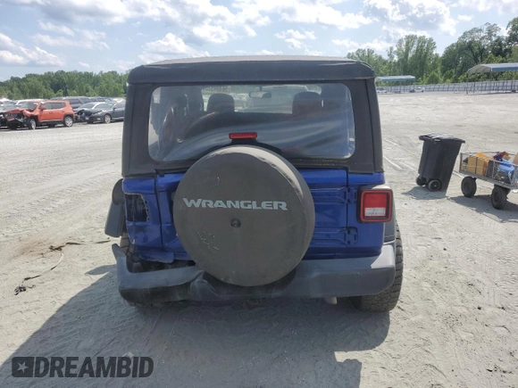 2018 Jeep Wrangler Sport z VIN 1C4GJXAG6JW271501, wystawiony jako Copart lot #56104535 z przebiegiem 88 722 mil mil oraz Szkoda całkowita • Salvage title. Historia ofert i sprzedaży dostępna na DreamBid. Obrazek 6.