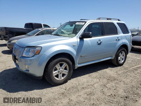2009 Mercury Mariner Hybrid with VIN 4M2CU29379KJ10176, listed as a Copart auction lot 57554475 with 121,691 mi miles and Clean title. Bid and sale history available at DreamBid. Image 1.
