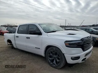 2024 Ram 1500 Limited with VIN 1C6SRFHT9RN102954, listed as a Copart auction lot 44521625 with 13,150 mi miles and Salvage title. Bid and sale history available at DreamBid. Image 4.