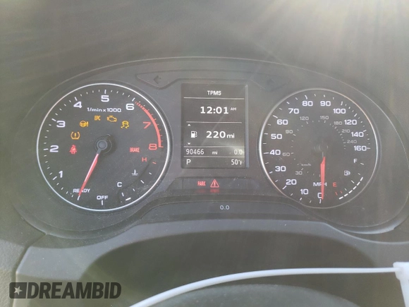 2016 Audi A3 2.0T Premium with VIN WAUB8GFF5G1109853, listed as a Copart auction lot 82757223 with 90,466 mi miles. Bid and sale history available at carsss.com. Image 9.