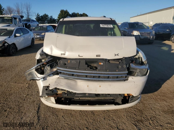 2013 Ford Flex SEL with VIN 2FMGK5C8XDBD05206, listed as a Copart auction lot 76475874 with 687,158 mi miles and Salvage Title. Bid and sale history available at carsss.com. Image 5.