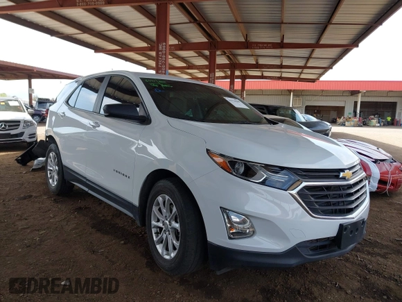 2020 Chevrolet Equinox LS with VIN 3GNAXHEVXLS730912, listed as a IAAI auction lot 41925848 with 58,981 mi miles and . Bid and sale history available at DreamBid. Image 1.